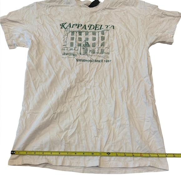 Kappa Delta White and Green T-Shirt - Picture 7 of 8